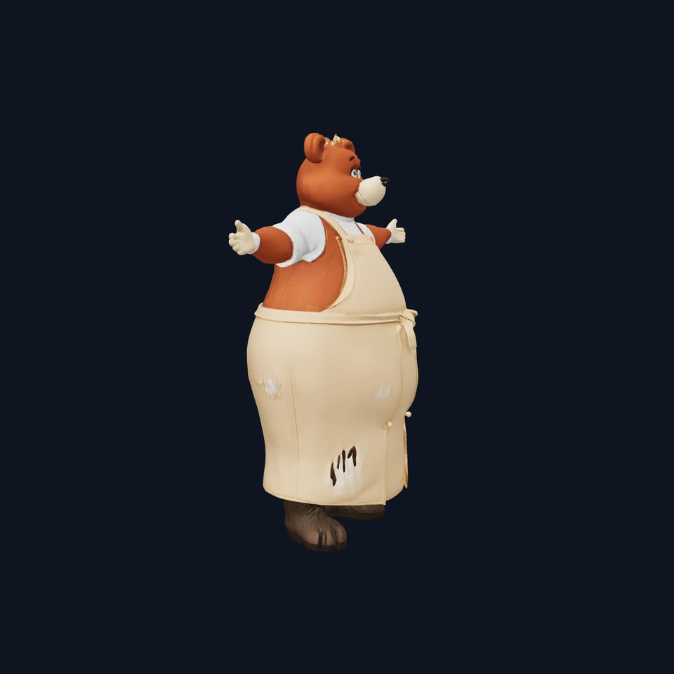 Cozy Baker Bear model pack